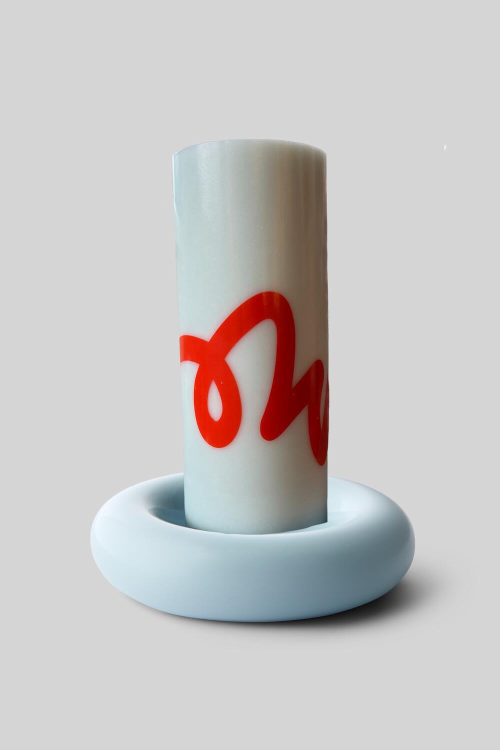 Bob lysestage, lyseblå - large